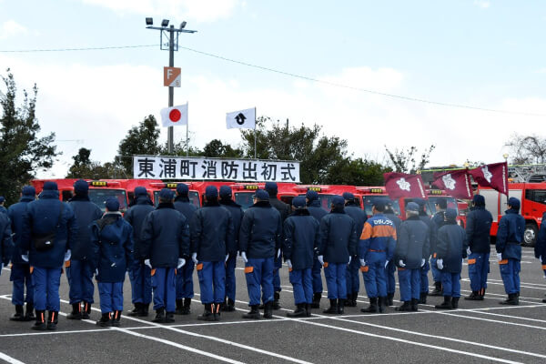 【写真】2026年東浦町消防出初式-1